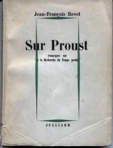 Sur Proust - Couverture R