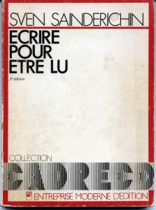 Ecrire pour être lu CR